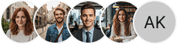 Des portraits de multiples investisseurs affichés dans la section d'analyse du trading Prisme Gestivance